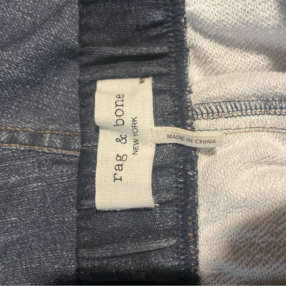 Rag & Bone size medium denim joggers - Picture 3 of 3
